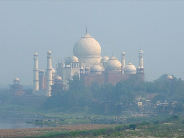 Taj Mahal vu du Fort Rouge