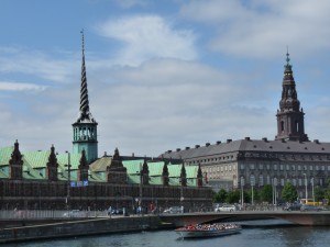 La bourse -XVIIè s. et le chateau de Christiansborg