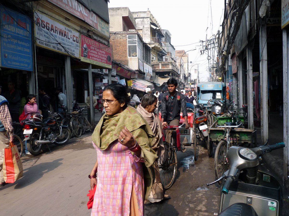 Une rue de Chandni Chowk