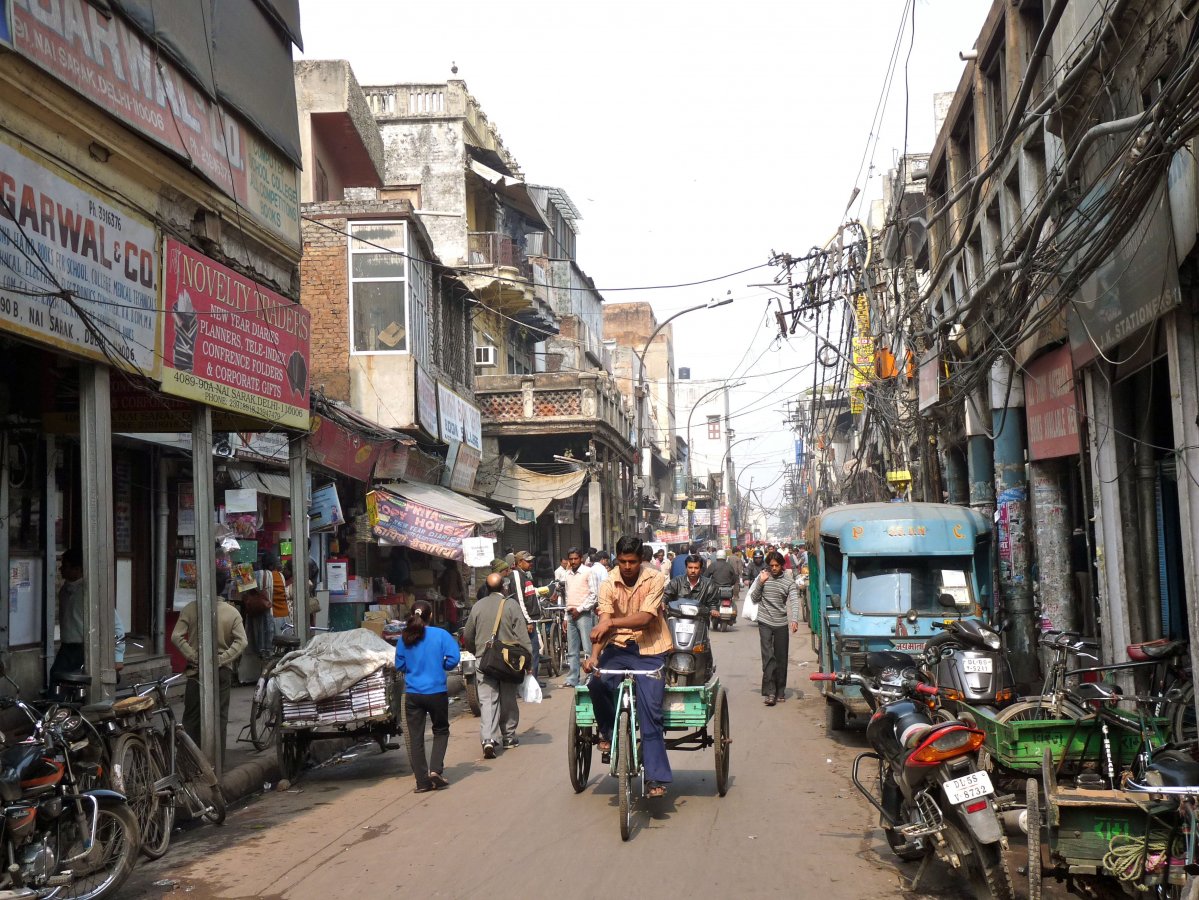 Une rue de Chandni Chowk
