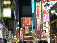 Quartier Shinjuku la nuit